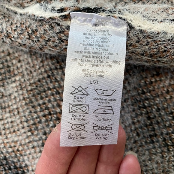 Oversized leopard cardigan - Picture 4 of 4